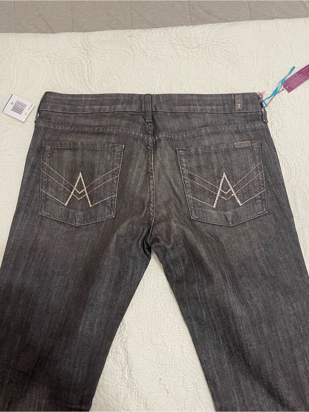 7 For All Mankind Dark Gray/Black Jeans 🔥BRAND NEW🔥-Size 32